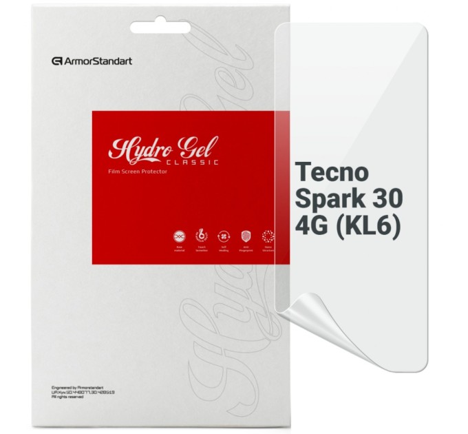 Плівка захисна Armorstandart Tecno Spark 30 4G (KL6) (ARM81385)