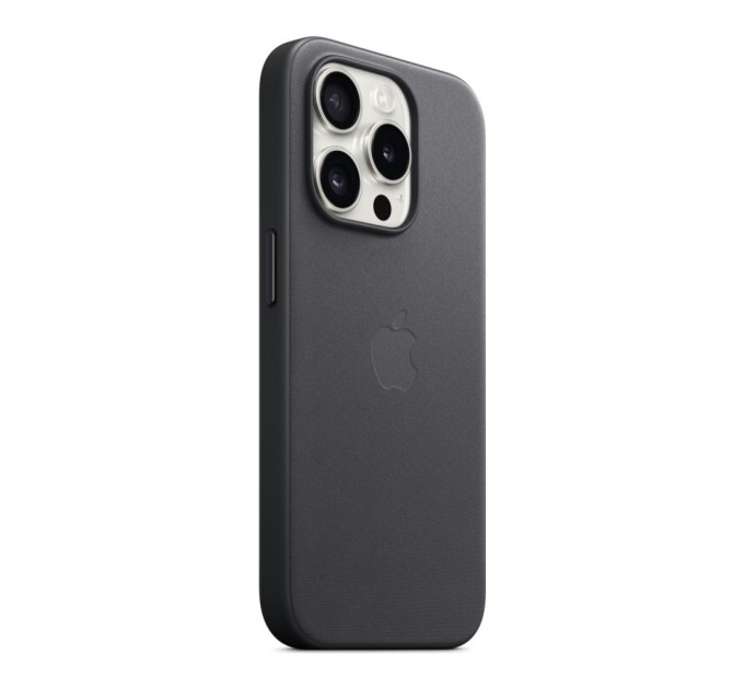 Чохол до мобільного телефона Apple iPhone 15 Pro FineWoven Case with MagSafe Black (MT4H3ZM/A)