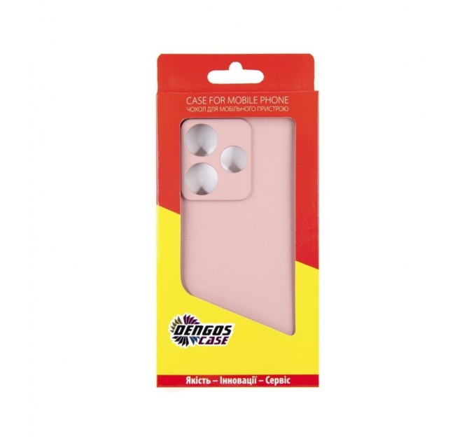 Чохол до мобільного телефона Dengos Soft Xiaomi Redmi 13 4G (pink) (DG-TPU-SOFT-61)