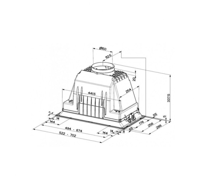 Витяжка кухонна Faber Inka Plus Hcs A70 (305.0628.323)