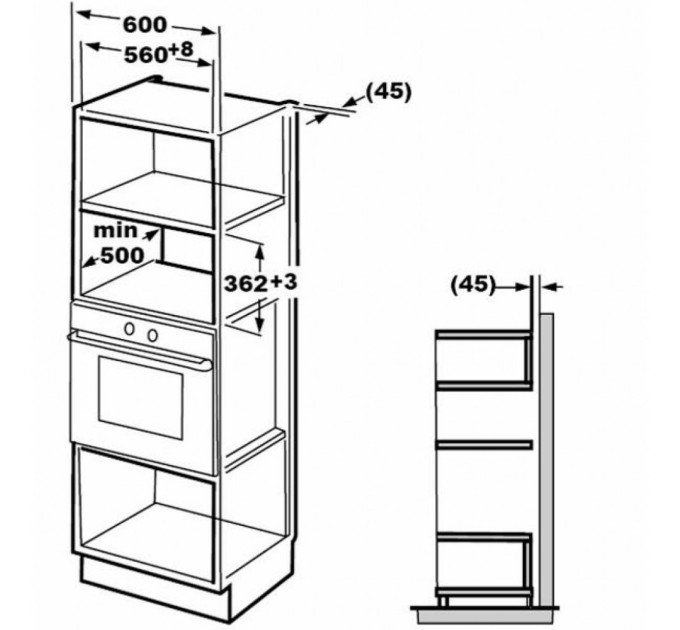 Мікрохвильова піч Hansa AMM20BEXH