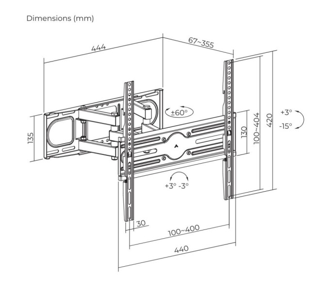 Кронштейн ITech PTRB14