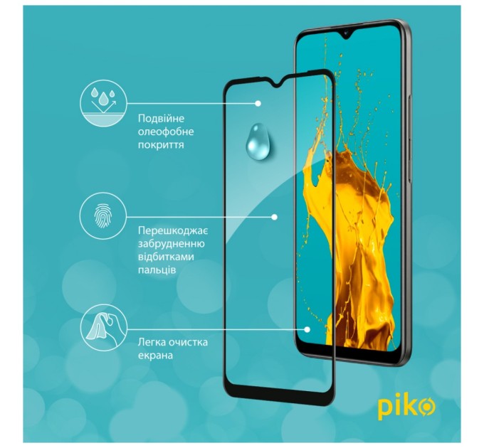 Стекло защитное Piko Full Glue RealMe C25Y (1283126519284)