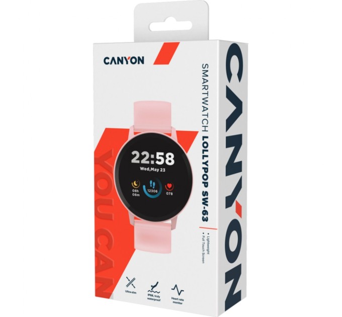 Смарт-часы Canyon CNS-SW63PP Lollypop (CNS-SW63PP)
