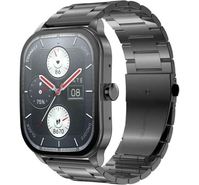 Смарт-годинник Amazfit Pop 3S Metal Black (1051348)