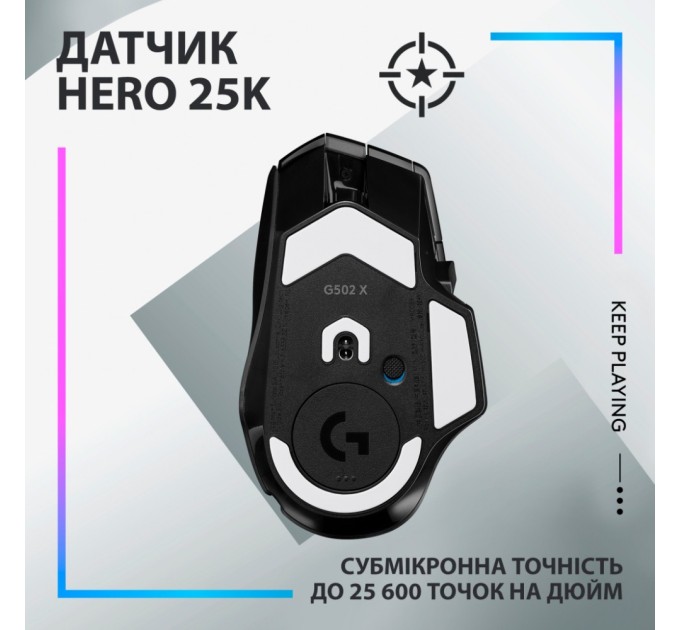 Мишка Logitech G502 X Plus Wireless Black (910-006162)