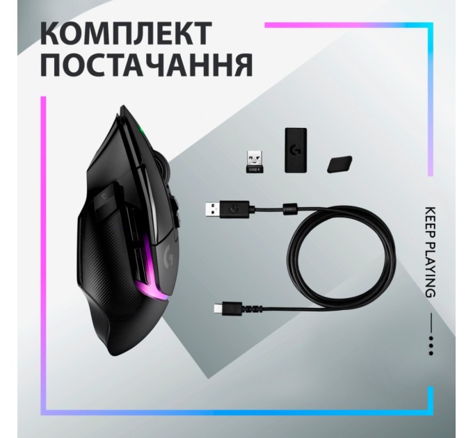 Мишка Logitech G502 X Plus Wireless Black (910-006162)