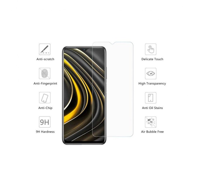 Стекло защитное Drobak Xiaomi Poco M3 (464645)