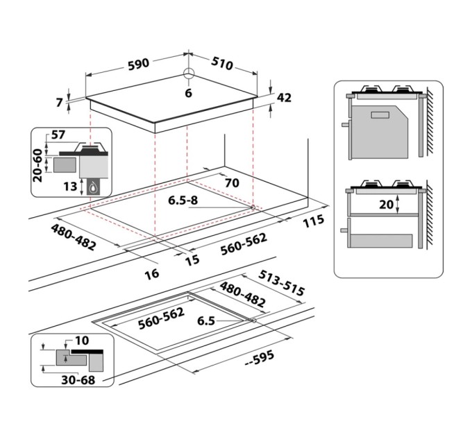 Варочна поверхня Whirlpool GOFL629NB