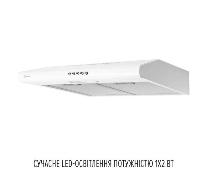 Витяжка кухонна Perfelli CLIO 6 DM BIANCO