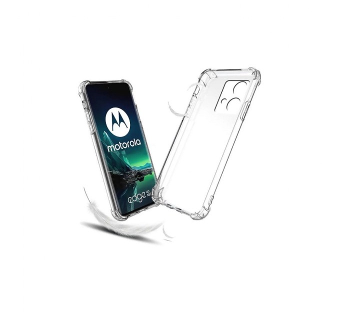 Чохол до мобільного телефона BeCover Anti-Shock Motorola Edge 40 Neo Clear (710612)