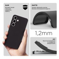 Чохол до мобільного телефона Armorstandart Matte Slim Fit Samsung S24 Camera cover Black (ARM72474)