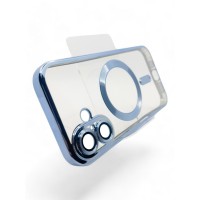 Чохол до мобільного телефона BeCover TPU Chrome Case (MagSafe) для Apple iPhone 16 Plus Sierra Blue (712077)