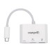 Концентратор Intracom USB3.1 Type-C to HDMI/USB 3.0/PD 60W 4-in-1 White Manhattan (152945)