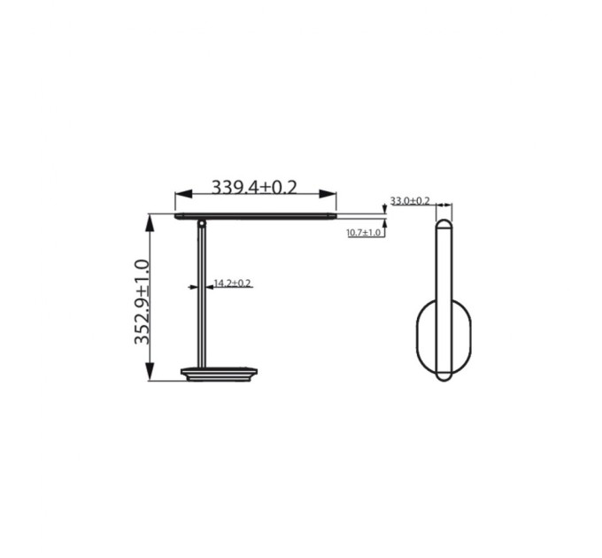 Настільна лампа Philips LED Reading Desk lamp Ivory біла (929003194707)