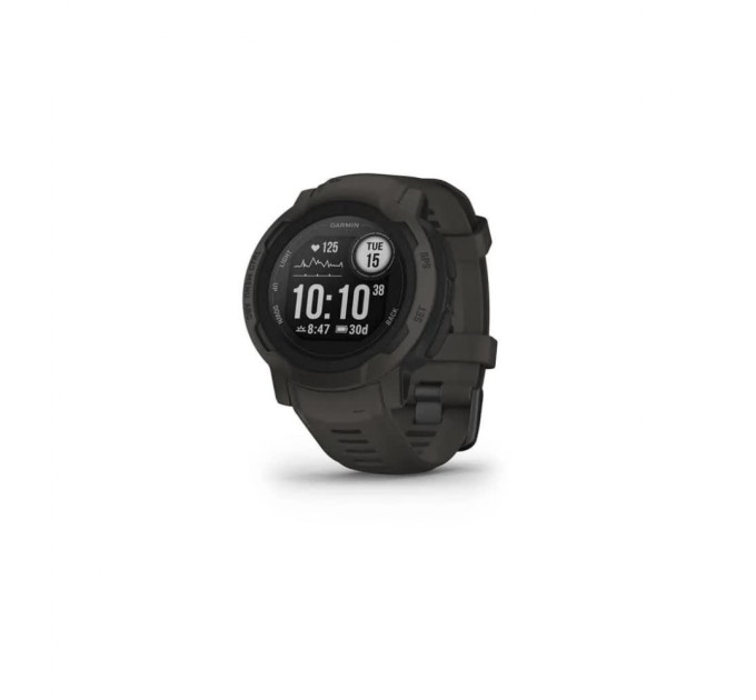 Смарт-годинник Garmin Instinct 2, Graphite, GPS (010-02626-00)