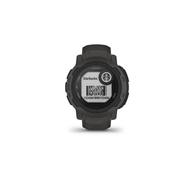 Смарт-годинник Garmin Instinct 2, Graphite, GPS (010-02626-00)