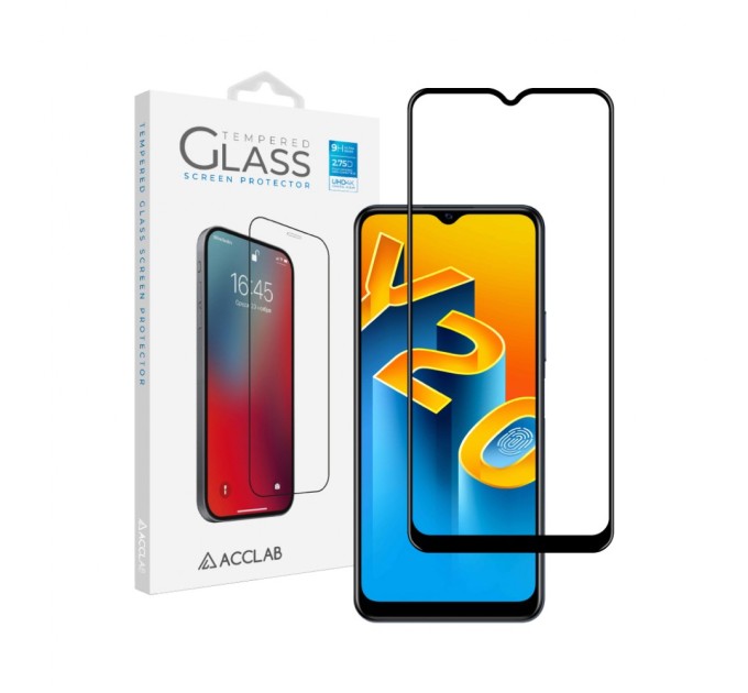 Стекло защитное ACCLAB Full Glue VIVO Y20/Y20i (1283126509001)