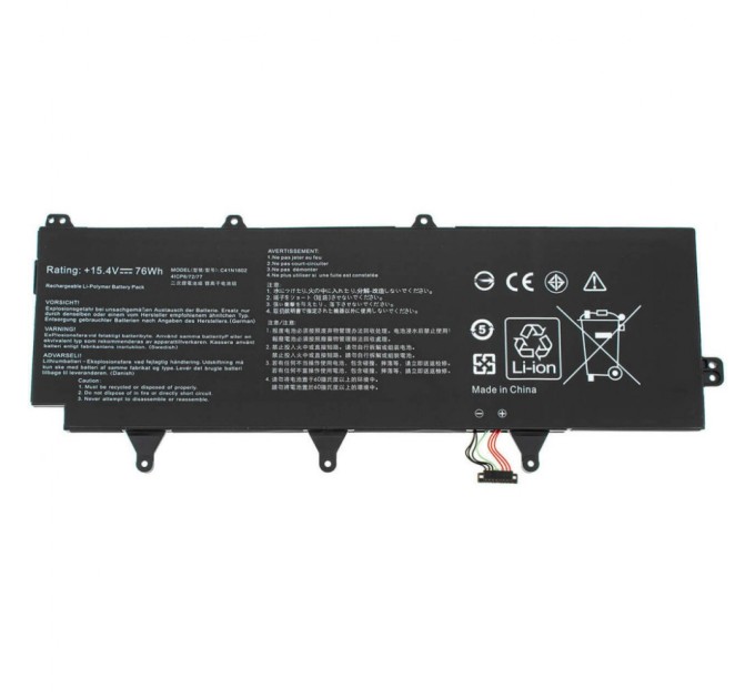 Акумулятор до ноутбука ASUS ROG Zephyrus GX701 C41N1802, 4935mAh (76Wh), 4cell, 15.4V, Li-Pol (A47844)