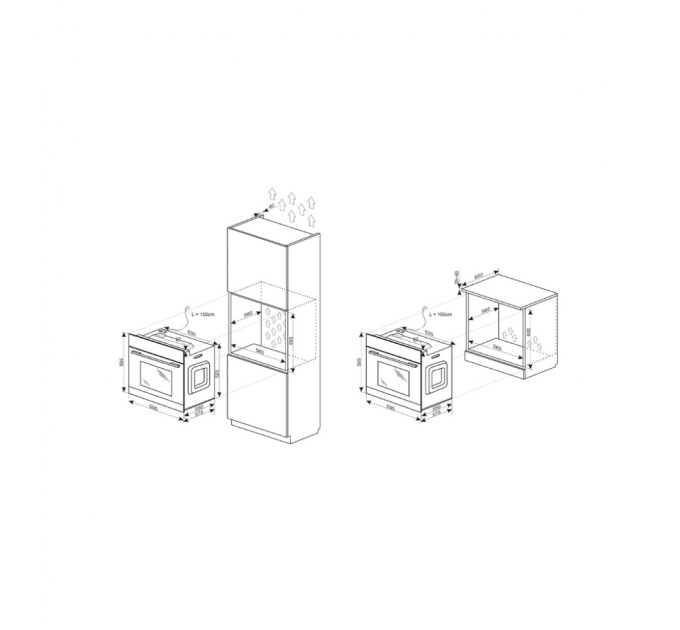 Духова шафа Hansa BOES69871