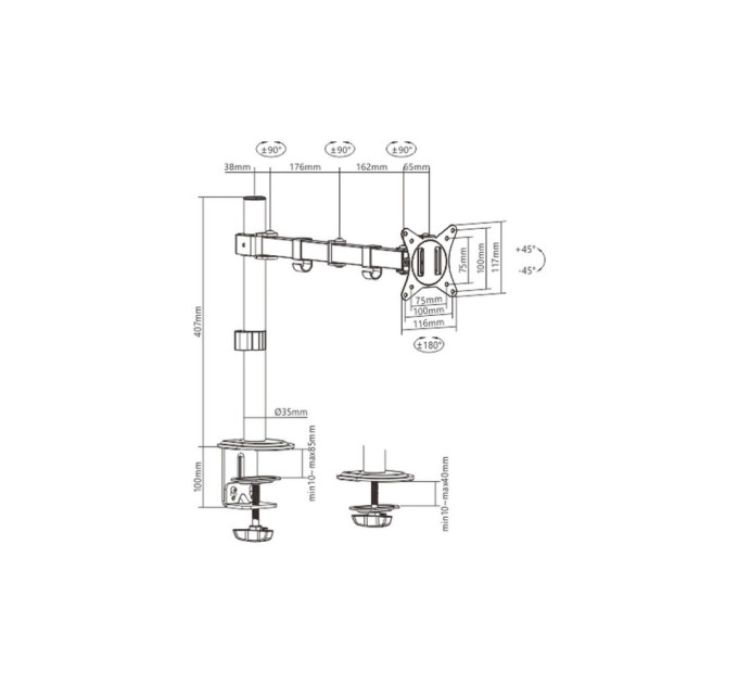 Кронштейн HiSmart HS082390
