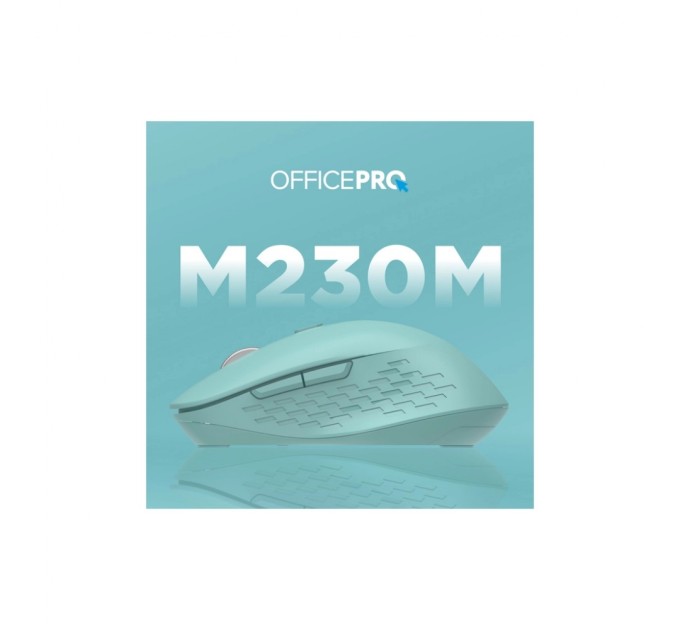 Мишка OfficePro M230M Silent Click Wireless/Bluetooth Mint (M230M)