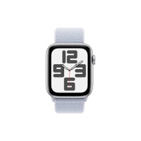 Смарт-годинник Apple Watch SE 2024 GPS 44mm Silver Aluminium Case with Blue Cloud Sport Loop (MXET3QH/A)