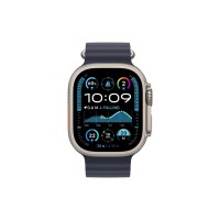 Смарт-годинник Apple Watch Ultra 2 2024 GPS + Cellular 49mm Natural Titanium Case with Navy Ocean Band (MX4D3UL/A)