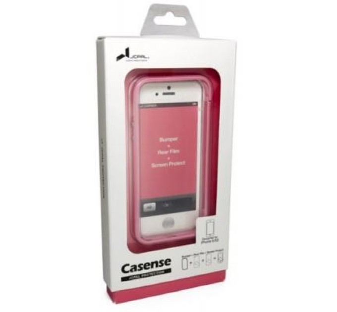 Чехол для моб. телефона JCPAL Colorful 3 in 1 для iPhone 5S/5 Set-Pink (JCP3219)