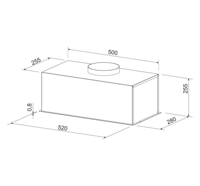 Витяжка кухонна GRANADO Palamos 2613-1200 White (GCH526355)