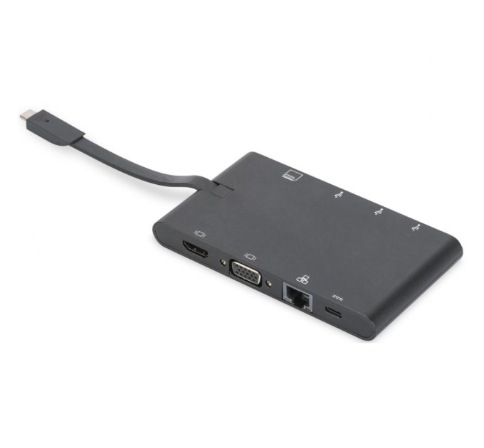 Порт-реплікатор Digitus Travel USB-C, 9 Port (DA-70865)