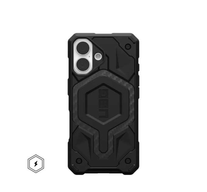 Чохол до мобільного телефона UAG iPhone 16 Monarch Pro Magsafe Carbon Fiber (114458114242)