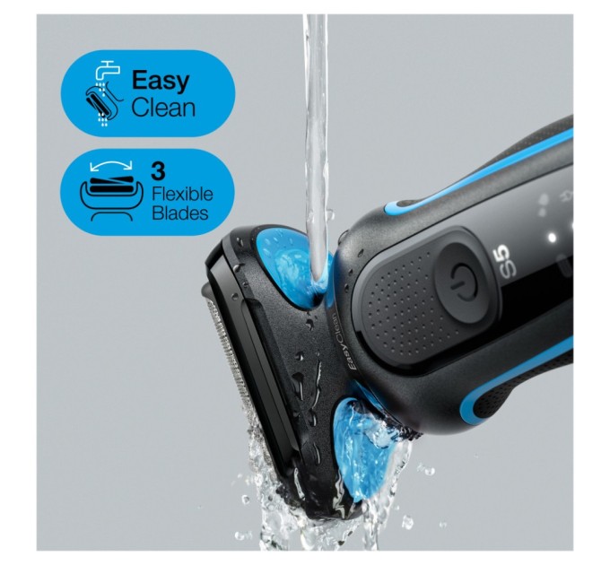 Електробритва Braun Series 5 51-B1000s BLACK / BLUE