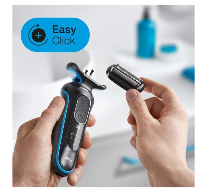 Електробритва Braun Series 5 51-B1000s BLACK / BLUE