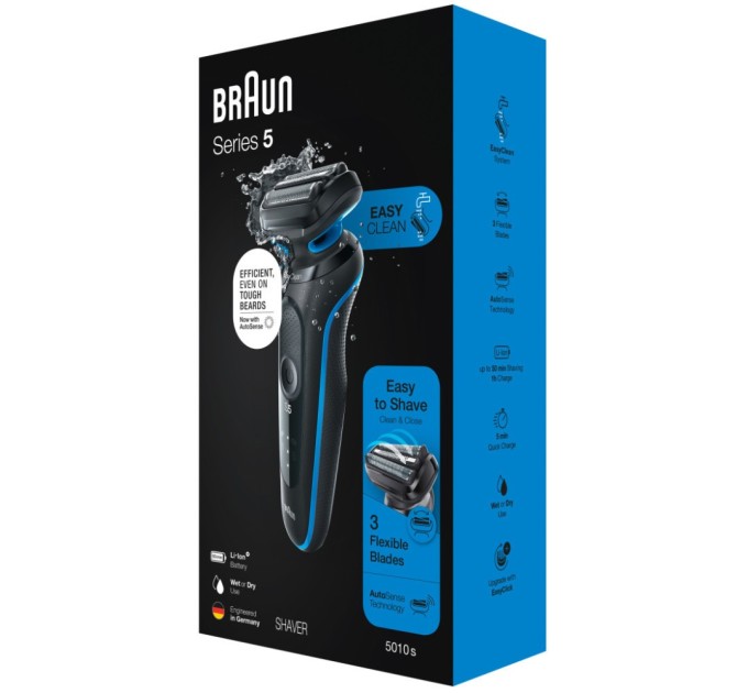 Електробритва Braun Series 5 51-B1000s BLACK / BLUE