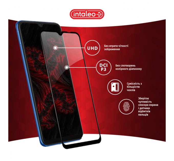 Стекло защитное Intaleo Full Glue Xiaomi Redmi 10C (1283126527173)