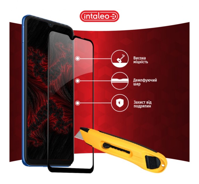 Стекло защитное Intaleo Full Glue Xiaomi Redmi 10C (1283126527173)