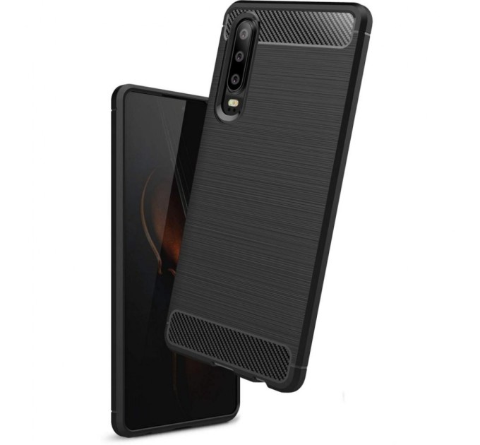 Чехол для моб. телефона Laudtec для Huawei P30 Carbon Fiber (Black) (LT-P30B)