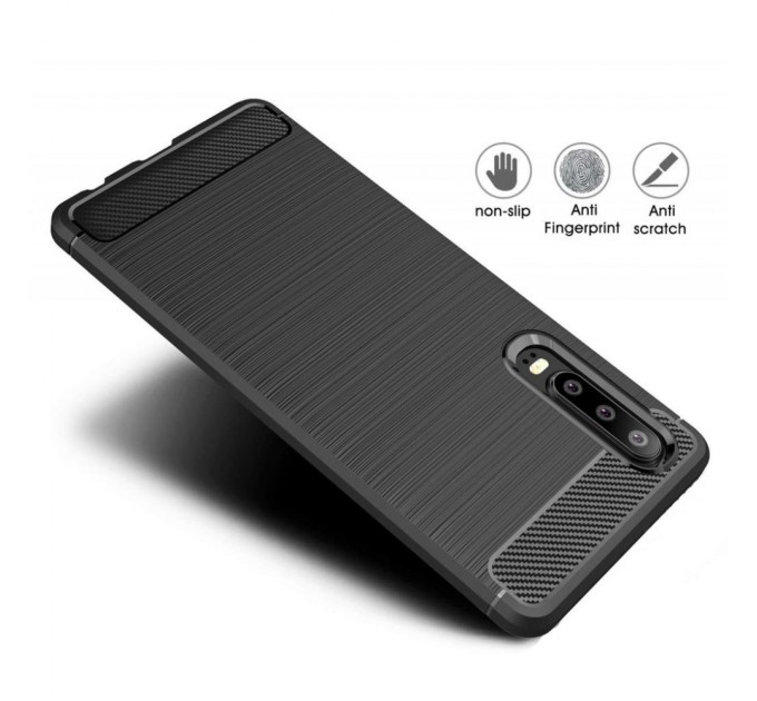 Чехол для моб. телефона Laudtec для Huawei P30 Carbon Fiber (Black) (LT-P30B)