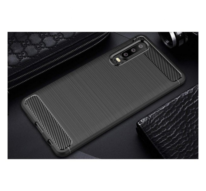 Чехол для моб. телефона Laudtec для Huawei P30 Carbon Fiber (Black) (LT-P30B)