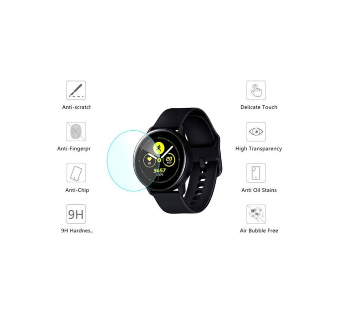 Плівка захисна Drobak Ceramics Samsung Galaxy Watch Active 2 40mm (2 шт) (313112)