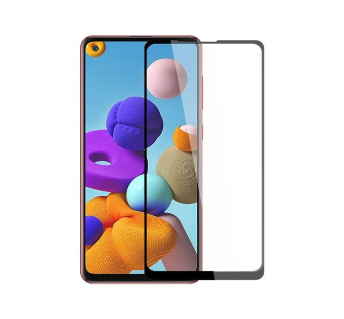 Скло захисне PowerPlant Full screen Samsung Galaxy A21s 2020 (A217F) (GL608706)