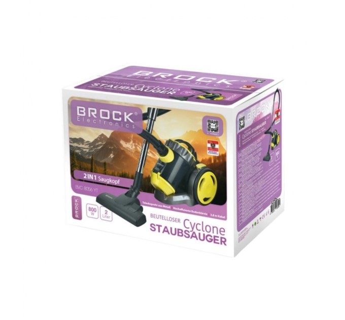 Пилосос Brock BVC 8056 YT