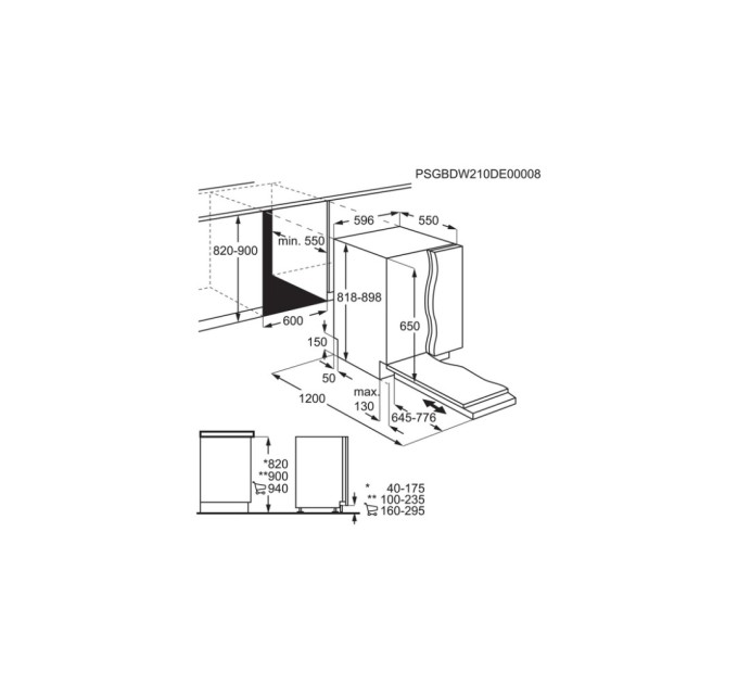 Посудомийна машина Electrolux EEA17200L