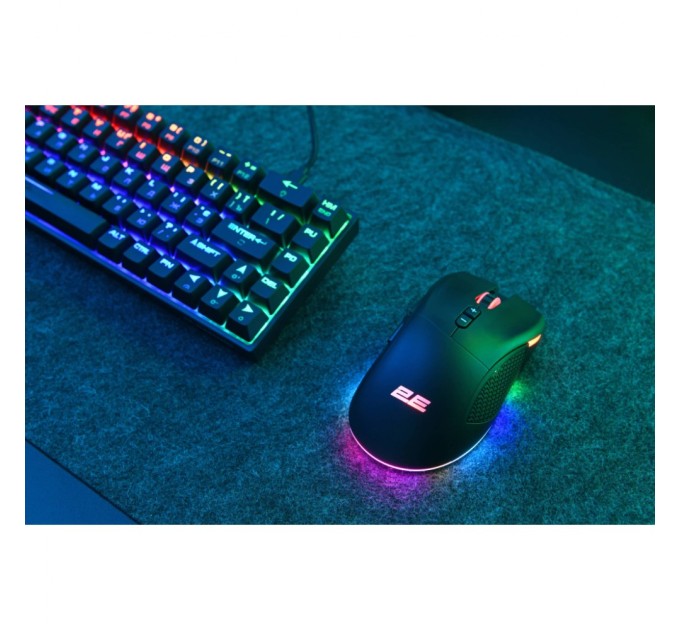 Мышка 2E Gaming MG350 Wireless/USB RGB Black (2E-MG350UB-WL)