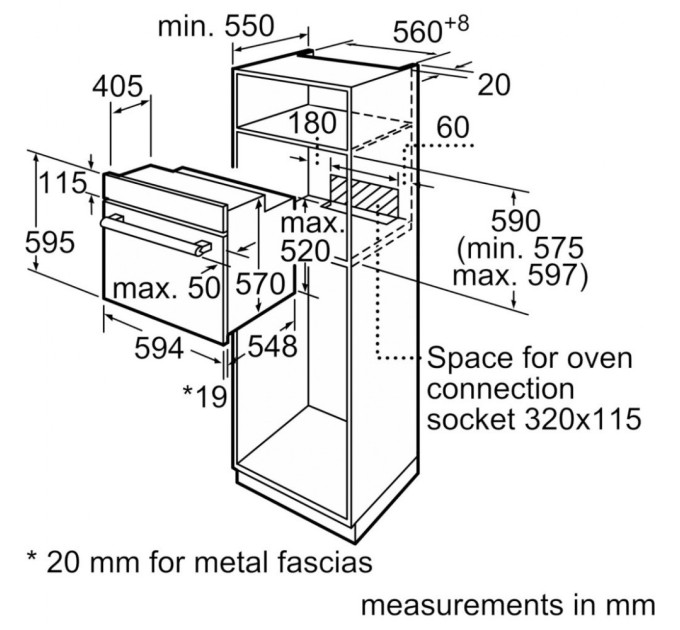 Духова шафа Bosch HBJ558YB3Q