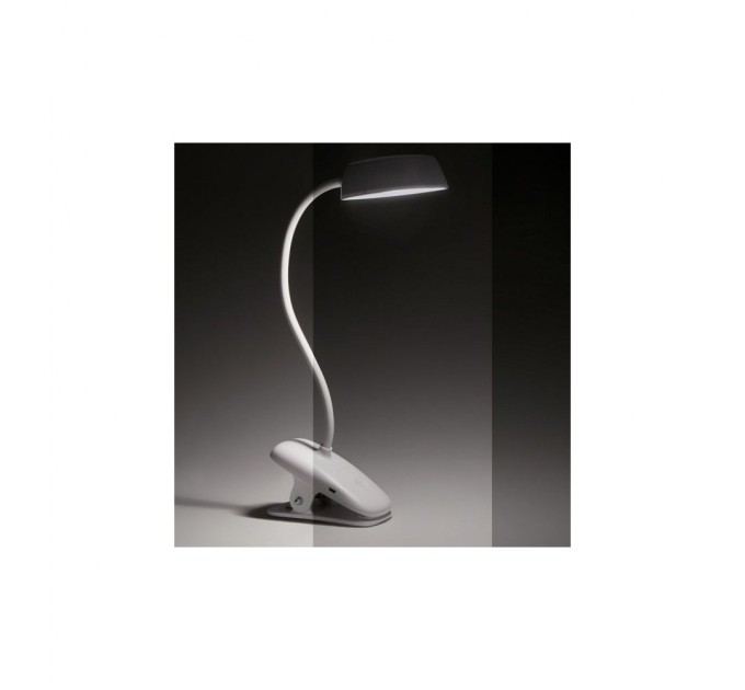 Настільна лампа Philips LED Reading Desk lamp Donutclip 3W, 4000K, 1200mAh (Lithium battery), білий (929003179727)