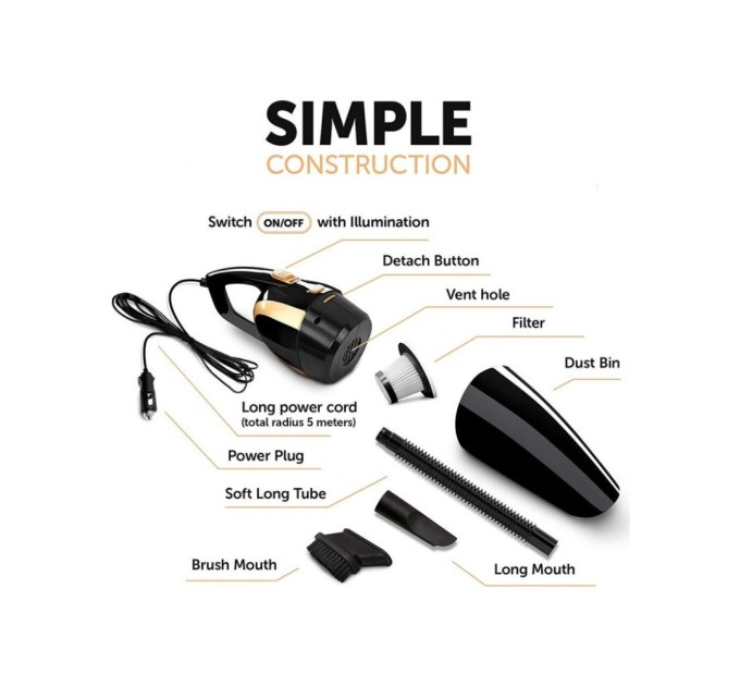 Пилосос Aspiring Dust 2 Battery and Cord, 6 kPa