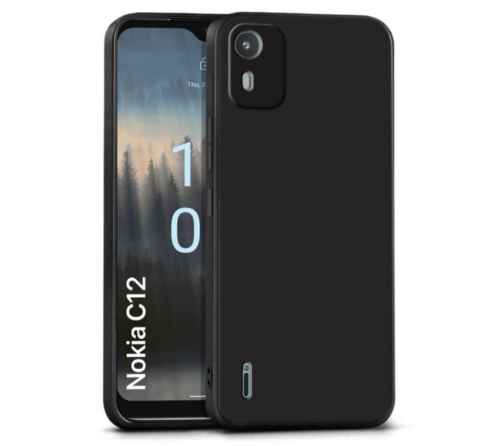 Чохол до мобільного телефона BeCover Nokia C12 Black (711777)