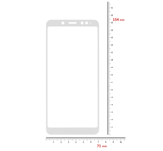 Скло захисне BeCover Xiaomi Redmi Note 5 White (702226) (702226)